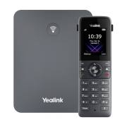 YEALINK W73P, W73H Dect Telefon ile W70B Baz İstasyonu, Kablosuz IP TELEFON, Siyah, 1.8" Renkli Ekran, 35 Saat Konuşma, 400 Saat Bekleme