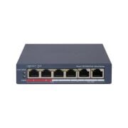 HIKVISION DS-3E1106P-EI/M 4 PORT 10/100 4 PORT POE+ 2 PORT UPLINK 45W YONETILEMEZ SWITCH