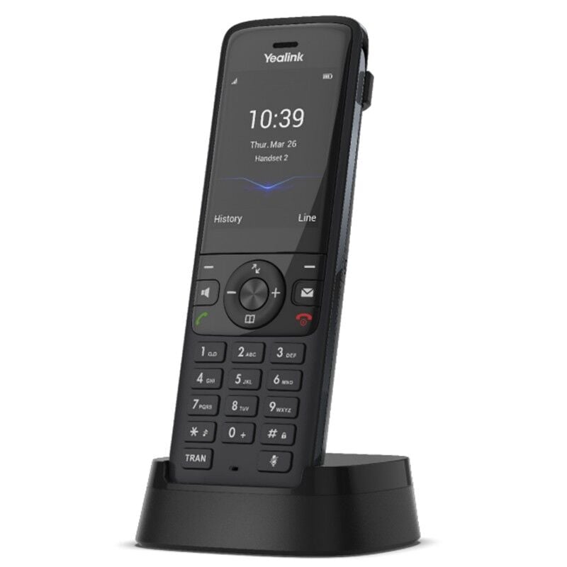 YEALINK W78H 2.4 INC RENKLİ EKRAN HD SES GÜRÜLTÜ ENGELLEME TİTREŞİM SIP IP DECT TELEFON
