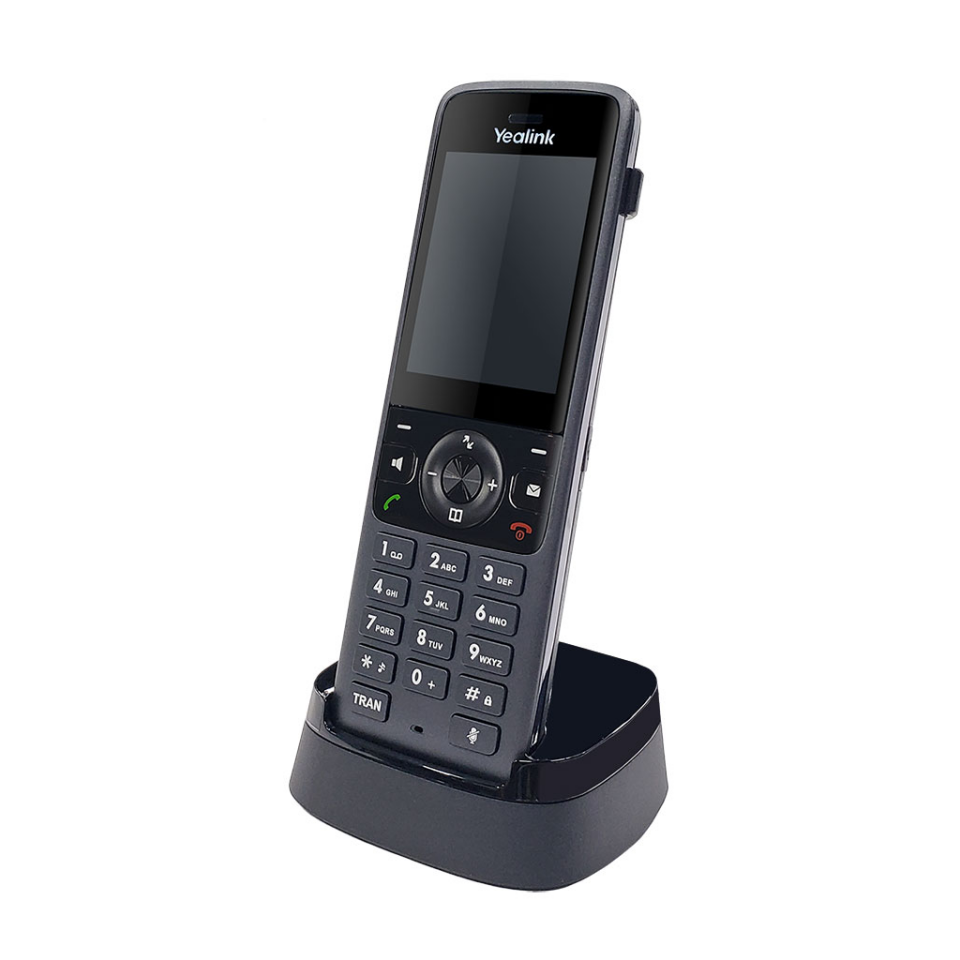 YEALINK W78H, Dect, Kablosuz IP TELEFON, Siyah, 2.4" Renkli Ekran, 30 Saat Konuşma, 400 Saat Bekleme, Bluetooth kablosuz kulaklık desteği