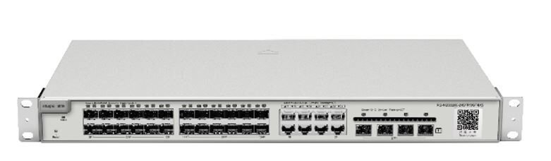 RUIJIE-REYEE RG-NBS3200-24SFP/8GT4XS 24 Port Gbit SFP 4xSFP Uplink Rackmount Yönetilebilir (L2) Switch