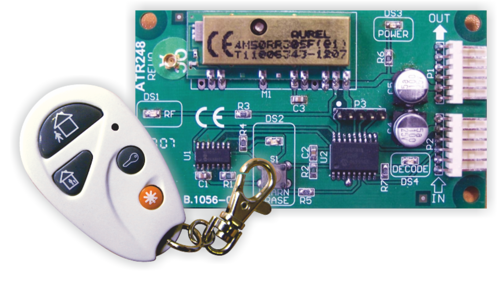 TEKNİM ATR-244 KABLOSUZ ALICI MODÜL VE KUMANDA KİT