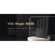 H3C Magic NX30, Dual Band, WiFi 6, 3000Mbps, 4Port GigaBit, 4ad Anten, Masaüstü, Router, Access Point