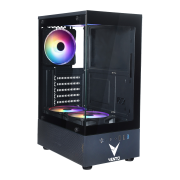 VENTO VG2803F 650W 80+ Siyah Temper Camlı Mid Tower ATX Kasa
