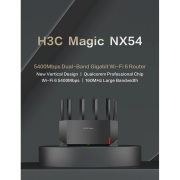 H3C Magic NX54, Dual Band, WiFi 6, 5400Mbps, 4Port GigaBit, 6ad Anten, Masaüstü, Router, Access Point