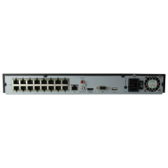 HIKVISION DS-7616NI-Q2/16P, 16Kanal PoE, 8Mpix, H265+, 2 HDD Desteği, 2160P Kayıt, 160Mbps Bant Genişliği, Metal Kasa, NVR