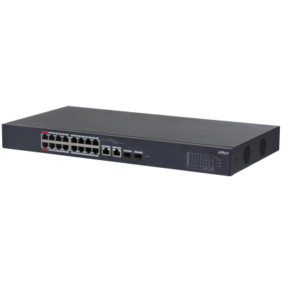 DAHUA DH-CS4218-16ET-240 18 Port Mbit 16 Port PoE+ 265W 2xCombo Uplink Cloud Managed Smart Switch