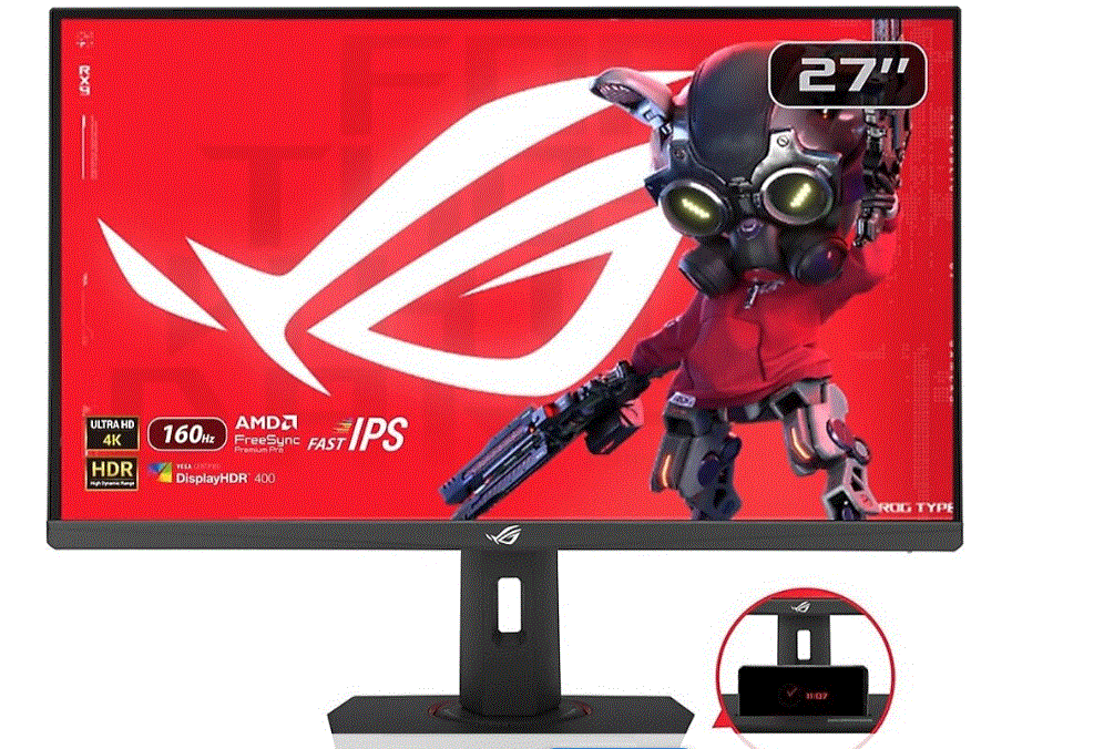 ASUS ROG Strix XG27UCSR 27'' Fast IPS 0.3ms 160Hz UHD 4K 3840x2160 HDMI DP Siyah Monitör