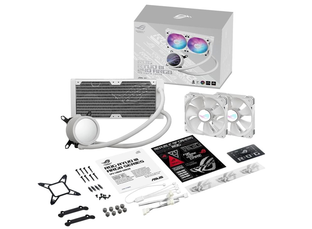 ASUS ROG RYUO III 240 ARGB BEYAZ SIVI SOĞUTUCU