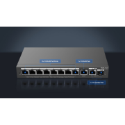 RUIJIE REYEE RG-ES210GS-P  10Port GigaBit ,8X PoE  120W, 1 Port Gİgabit Uplink, 1 Gİgabit Combo,  Colud Yönetilebilir Switch  Metal Kasa
