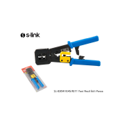 S-LINK SL-830W, RJ45/RJ11 ikili Pense,  Yeni Nesil Kablo Ucu Konnektör Sıkma Pensesi