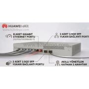 HUAWEI eKIT S220S-8T2J 8 PORT 10/100/1000 2 X 2.5GE SFP L2 CLOUDE YÖNETİLEBİLİR RACK MOUNT SWITCH