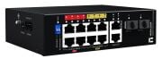 STONET NIS3012GHP 8 Port Poe + 2GE + 2SFP Yönetilemez Endüstriyel Poe Switch