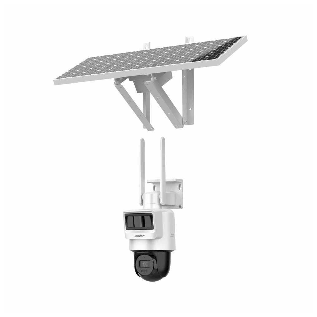 HIKVISION DS-2DE2C400IWG-K/4G/C05S10, 4Mpix,   2.8mm, 30Mt Gece Görüşü, Dahili Mikrofon, PIR+RADAR,  4G, Solar  PT IP Kamera