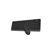 A4 TECH FG1010, Gri, FSTYLER, 2.4Ghz Kablosuz, Türkçe Q, Klavye Mouse Set