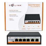 Zolink ZNT-SW-4PG2UG-V3 100/1000 4+2 PoE Switch 2 Port Uplink 72w