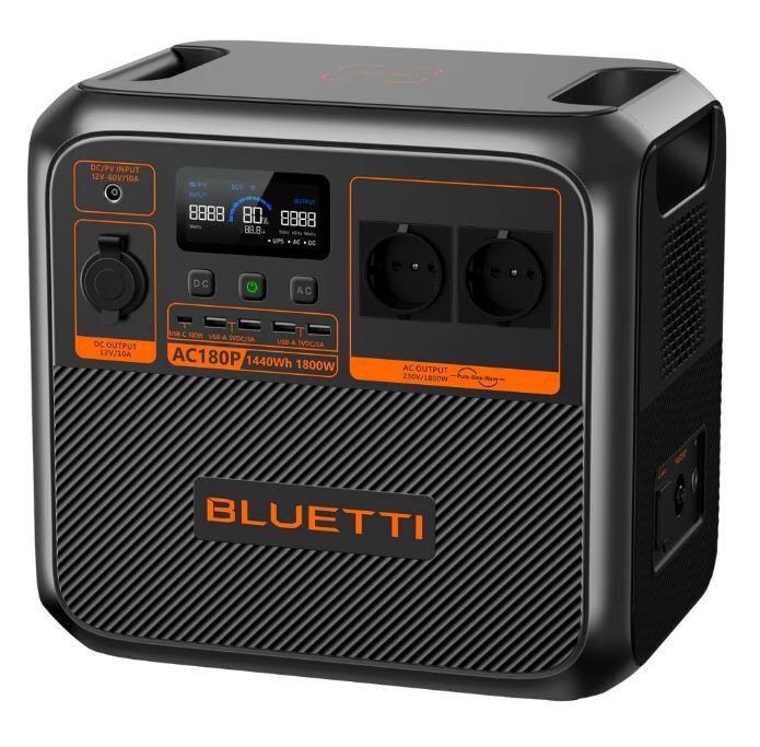 BLUETTI AC180P 1800W 1440WH TAŞINABİLİR GÜÇ İSTASYONU