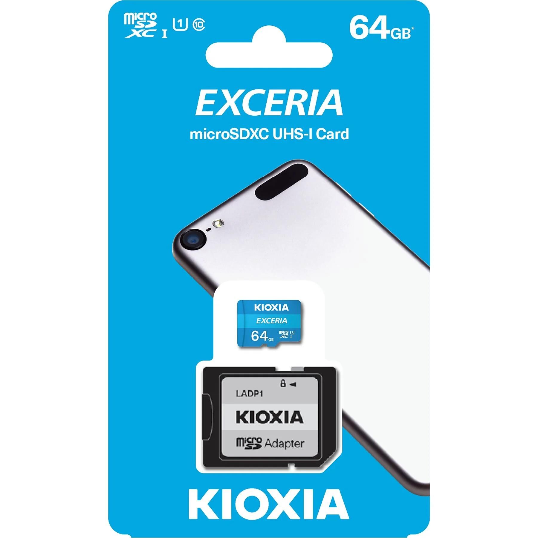 KIOXIA EXCERIA 64GB MICRO SDXC CLASS10 100MB/s HAFIZA KARTI LMEX1L064GG2