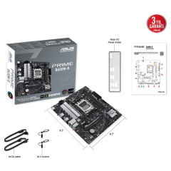 ASUS PRIME B650M-R, 2xDDR5, 2x M.2, HDMI, AM5 Soket Anakart