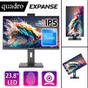 QUADRO EXPANSE AI B224 25165 i5-12450H 16GB 500GB SSD 23.8'' DOS All in One PC P.İzi (Pivot)