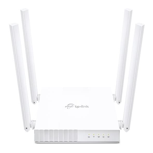 TP-LINK ARCHER C24 4 Port 10/100Mbps AC750 4 Anten Masaüstü Dual-Band Wi-Fi Router