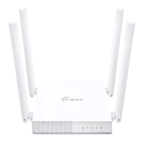 TP-LINK ARCHER C24 4 Port 10/100Mbps AC750 4 Anten Masaüstü Dual-Band Wi-Fi Router