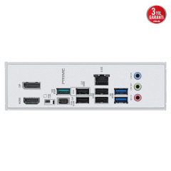 ASUS PRIME Z890-P, 7600MHz, 4xDDR5 4x M.2, HDMI, DP, Type-C, Intel Core Ultra CPU(Seri 2), LGA1851 Soket Anakart