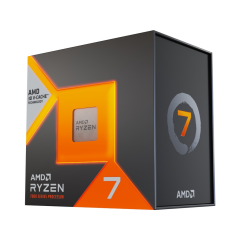 AMD RYZEN 7 7800X3D 8 Core, 4,20-5.00GHz, 104Mb Cache, 120W,  AM5 Soket, BOX (Kutulu) (Dahili Grafik VAR, Fan YOK)