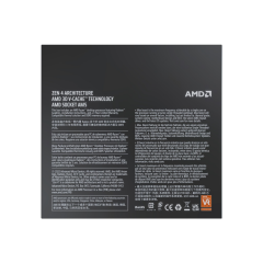 AMD RYZEN 7 7800X3D 8 Core, 4,20-5.00GHz, 104Mb Cache, 120W,  AM5 Soket, BOX (Kutulu) (Dahili Grafik VAR, Fan YOK)