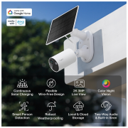 TP-LINK Tapo TC82 KIT (C410 KIT), 2K, 3,0Mpix, Dış Mekan, IP65, WiFi, 9Mt. Renkli Gece Görüşü, İki Yönlü Ses, Güneş Enerjili Güvenlik Kamerası Kiti