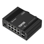 TELTONİKA TSW200 8 PORT 10/100/1000 8 PORT POE 2 X SFP 240 WATT YONETILEMEZ ENDÜSTRİYEL SWITCH