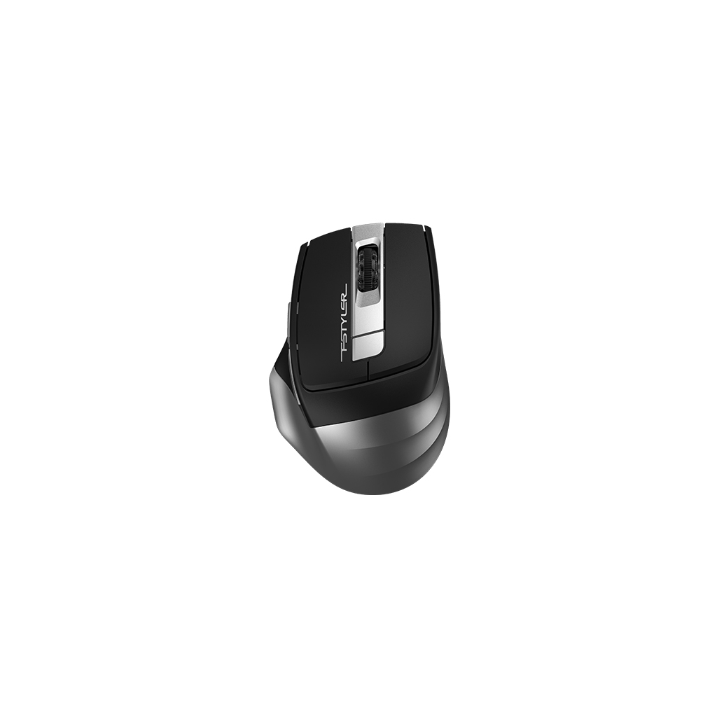 A4 TECH FB35S, Grey, FSTYLER, BLUETOOTH, 2,4Ghz Kablosuz, Optik Mouse, 10-15Metre, 6 Buton, Nano Alıcı
