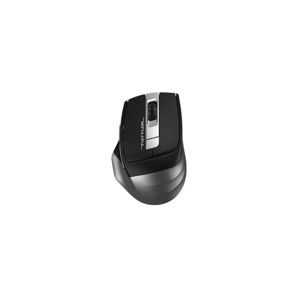 A4 TECH FB35S, Grey, FSTYLER, BLUETOOTH, 2,4Ghz Kablosuz, Optik Mouse, 10-15Metre, 6 Buton, Nano Alıcı