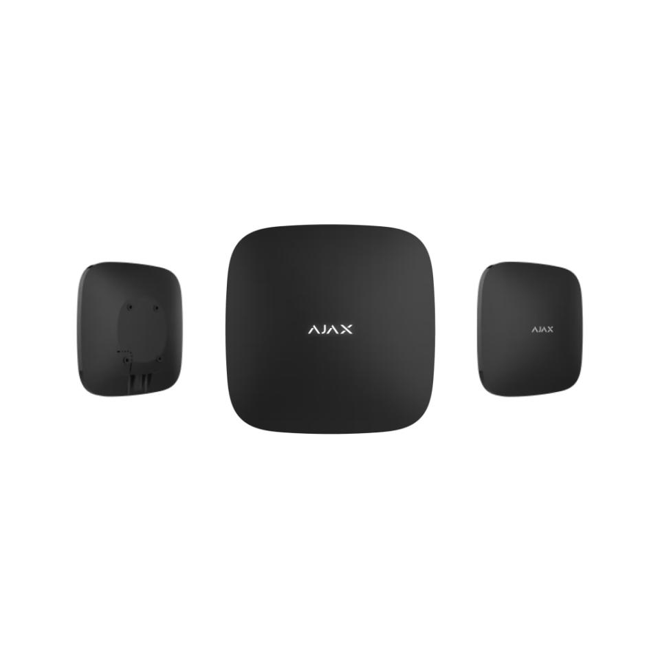 AJAX Hub2 (4G), Kablosuz, Görsel Doğrulamalı,  Alarm Paneli, SİYAH
