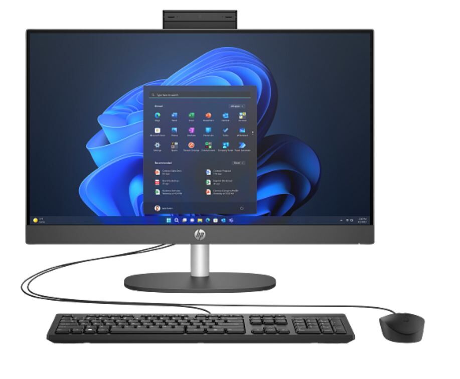 HP ProOne 240 G10 D1ZF0ET Ultra 5 125U 8GB 512GB SSD O/B Intel UHD 23.8'' Beyaz DOS All in One PC
