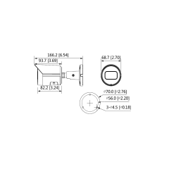 DAHUA IPC-HFW1230S-S-0360B-S4  2Mpix, 3,6mm Lens,  SD Kart, Starlight, H265+, 30Mt Gece Görüşü, IP67, PoE Bullet IP Kamera