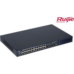 RUIJIE RG-S2910-24GT4XS-UP-H(V3) 24 PORT 10/100/1000 4-PORT 1G/10G SFP+ 370 WATT YONETILEBILIR RACK MOUNT SWITCH
