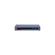 DAHUA CS4010-8ET2GT-110 8 Port, Megabit, PoE 110W, 2 Port Uplink, Cloud Yönetilebilir, Switch