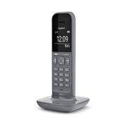 GIGASET CL390, Dect Telefon, Gri, 12 Saat Konuşma, 180 Saat Bekleme, 150 Kişilik Rehber
