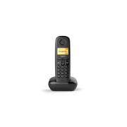 GIGASET A270, Dect Telefon, Siyah, 18 Saat Konuşma, 200 Saat Bekleme, 80 Kişilik Rehber