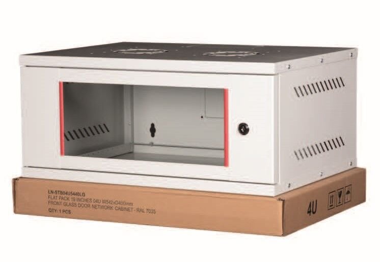 LANDE 4U 540x400MM 19'' SOHO DEMONTE KABİNET (LN-STB04U5440LG - RAL7035)