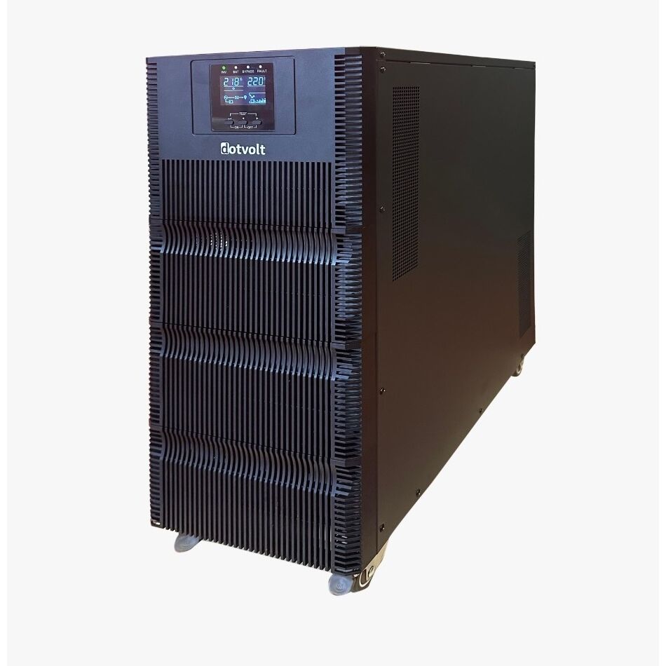 DOTVOLT MN PLUS 6KVA (DAHİLİ MANUEL BY-PASS) 16x12V/7AH 1F/1F ONLİNE UPS