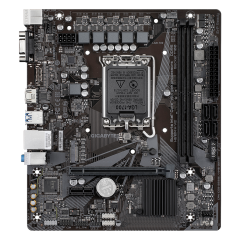 GIGABYTE H610M H V2, rev.1.0, 5600MHz, 2xDDR5,  M.2, D-SUB, HDMI, 12-13.14.Nesil, LGA1700 Soket, Anakart