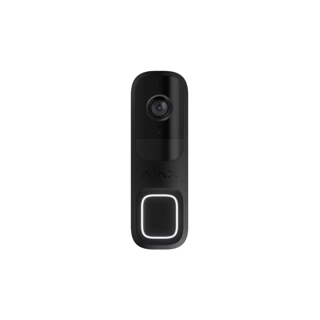 AJAX, DOORBELL, Kablosuz, Kameralı, Kapı Zili  Siyah