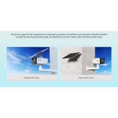 DAHUA IPC-HFW2441DG-4G-SP-B-MAX  4Mpix, 3,6mm   Lens, H265+, 30Mt Gece Görüşü, Dahili Mikrofon, IP67,  Solar(Güneş Enerjili) IP Kamera