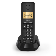 GIGASET PURE 100, Dect Telefon, Siyah, 14 Saat Konuşma, 180 Saat Bekleme, 50 Kişilik Rehber
