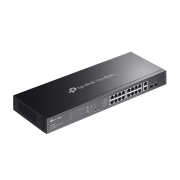 Omada ES220GMP, 16 Port Gigabit, 16 Port PoE+, 2 Port Gigabit SFP, 250W, Yönetilebilir, Rackmount Switch