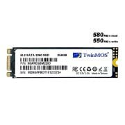 TWINMOS 256GB 580/550MB/s 4mm M.2 2280 SATA 3.0 SSD NGFFEGBM2280 3D-NAND