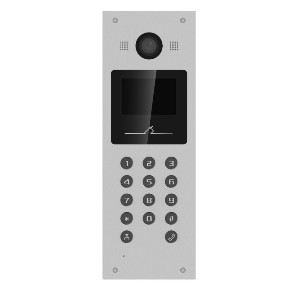 HIKVISION DS-KD3003-E6 APARTMAN TİPİ FİZİKİ BUTON IP INTERCOM DIŞ ÜNİTE