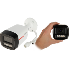 DAHUA  IPC-HFW2449TL-S-LED-PRO  4Mpix, WizColor, 3,6mm Lens,H265+, 50Mt Gece Görüşü, IP67, Dahili Mikrofon, PoE Bullet IP Kamera